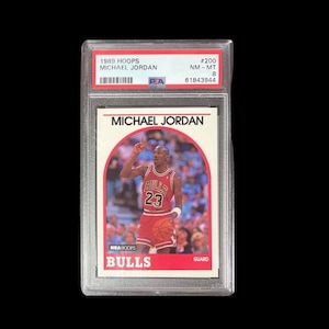 1989 NBA Hoops Michael Jordan #200 PSA 8 Nm-MT, Zeldzaam