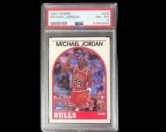 1989 NBA Hoops Michael Jordan #200  PSA 8 Nm-MT-Rare