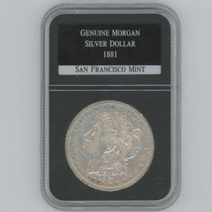 Echte 1881-S Morgan Silver Dollar Better Date VG -Zeldzaam