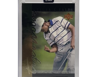 2001 Tiger Woods  Upper Deck UD PGA USA/Golf/Golfler  Rookie Rc Card