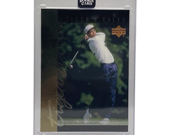 2001 Tiger Woods Upper Deck PGA NCAA Champion  Rookie Card Rc