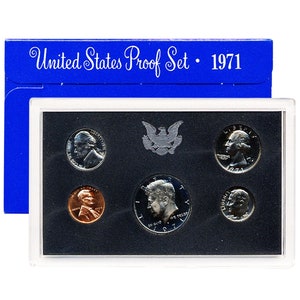 1971-S United States US Mint Clad Proof Set In Original Mint Packaging GEM  BU