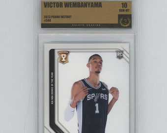 Panini Instant n.° 544 Victor Wembanyama RC Rookie, edición limitada, 2023-24