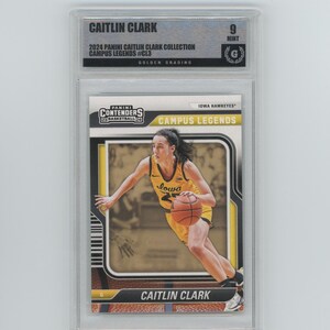 2024 Panini Caitlin Clark- Campus Legends #CL3 Caitlin Clark (RC) Graded 9 MINT