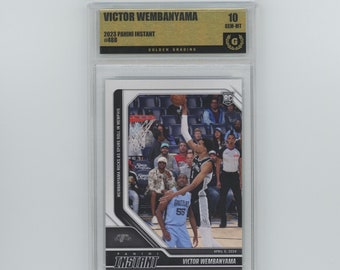 2023-24 Panini Instant #488 Victor Wembanyama RC Rookie Calificación Gem Mint 10