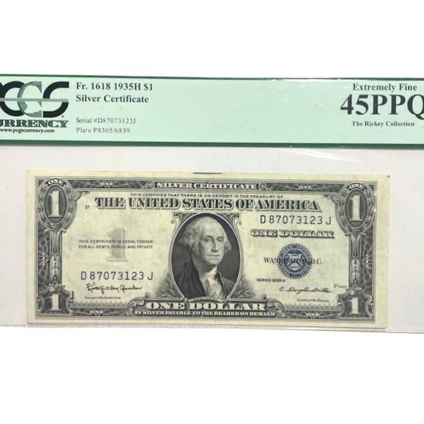 1935 D Silver Certificate Etsy