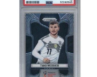 1-Panini Prizm World Cup 2018 Timo Werner #98 PSA 10 GEM Mint Rookie RC