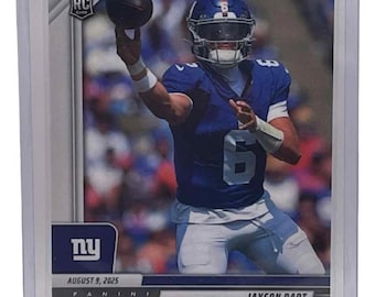 2025 Panini Instant NFL #13 Jaxson Dart Debut New York Giants Rookie Card (RC)