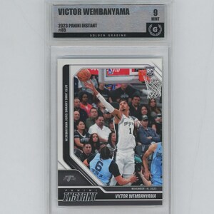 2023 Panini Instant #85 Victor Wembanyama Rookie RC Graded  MINT 9