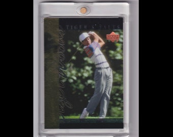 2001 Tiger Woods  Upper Deck UD PGA USA/Golf/Golfler  Rookie Rc Card