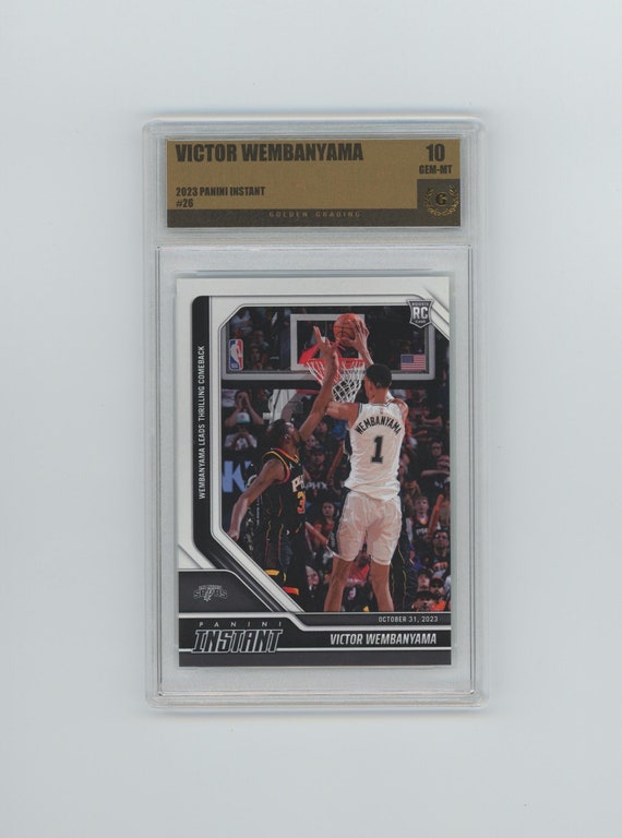 victor wembanyama graded rookie card 2023 Panini Select #87 Blue RC Basketball PSA 10 Gem Mint Psa 10 Victor Wembanyama Panini