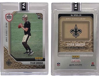 2025 Panini Instant # RPSFL-39 Tyler Shough / 720 Saints Rookie Karte (RC)