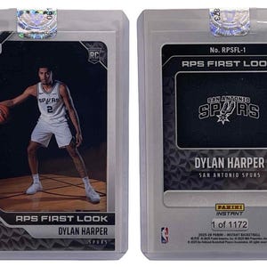 Dylan Harper Custom Made Rookie Trading Card - Fiesta Colors | San
