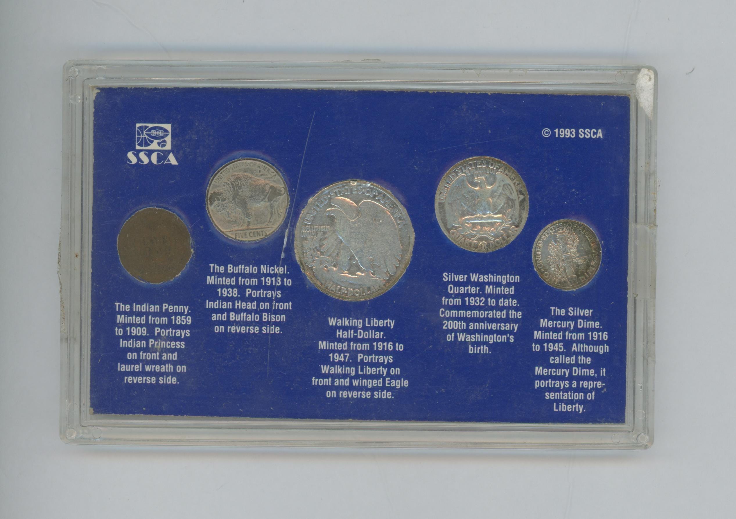 1905-1941 the American Legacy Collection 5 Coins Set - Half