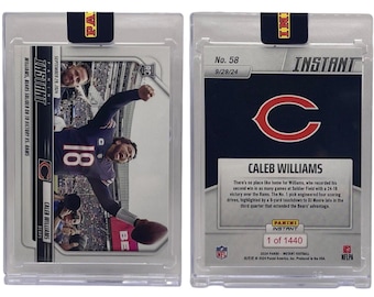 2024 Panini Instant #58 Caleb Williams Rookie Karte Chicago Bears (RC)