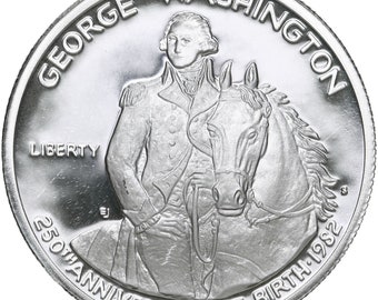 1982 S George Washington Proof Commemorative Half Dollar 90% Silver BU (QTY)