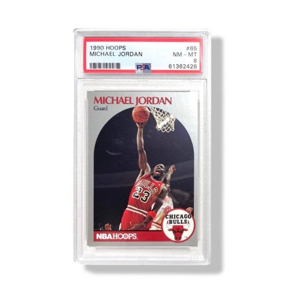 1990 NBA Hoops Michael Jordan #65 PSA 8 Nm-mt-rare - Etsy