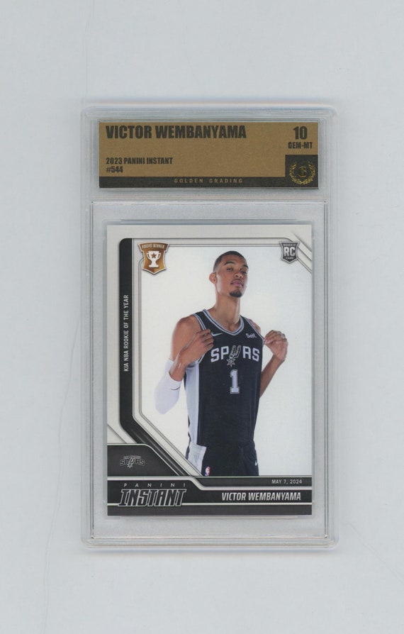 victor wembanyama graded rookie card 2023-24 Panini Instant #544 Victor Wembanyama RC Rookie Graded Gem Mint 10