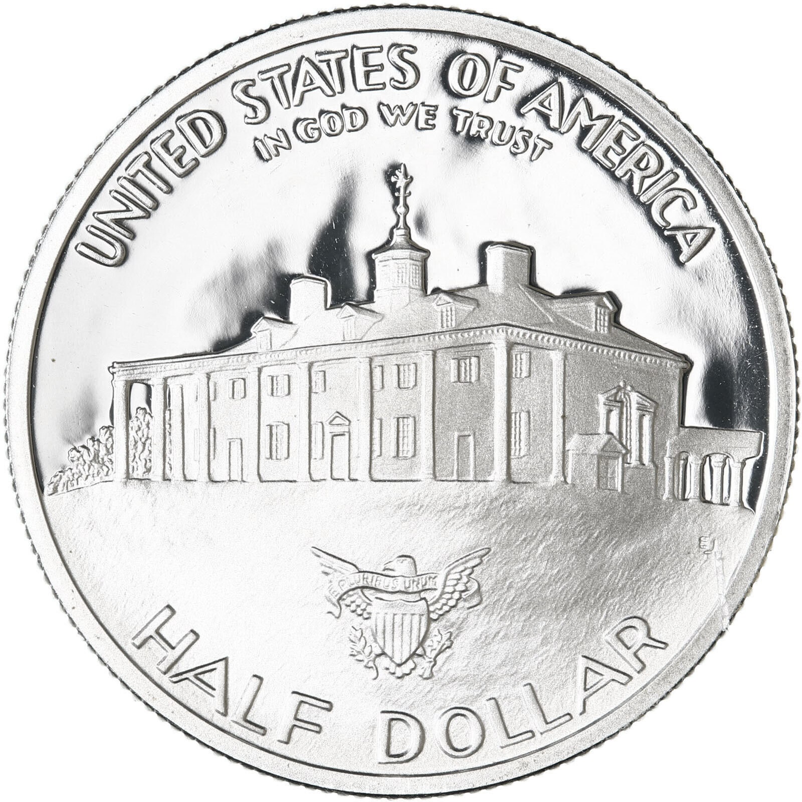 1982年 S ジョージ・ワシントン記念プルーフハーフドル 90% 銀貨 BU