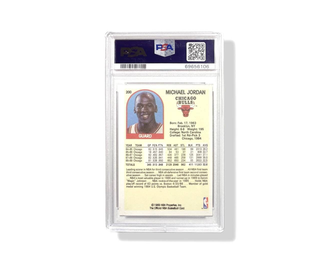 1989 NBA Hoops Michael Jordan #200 PSA 8 Nm-mt-rare - Etsy
