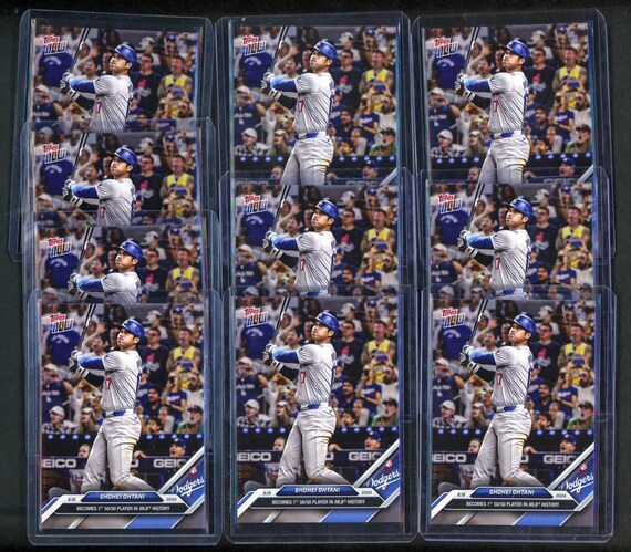 2024 Topps NOW #722 大谷翔平 MLB史上初の50/50プレイヤー 10枚セット 
