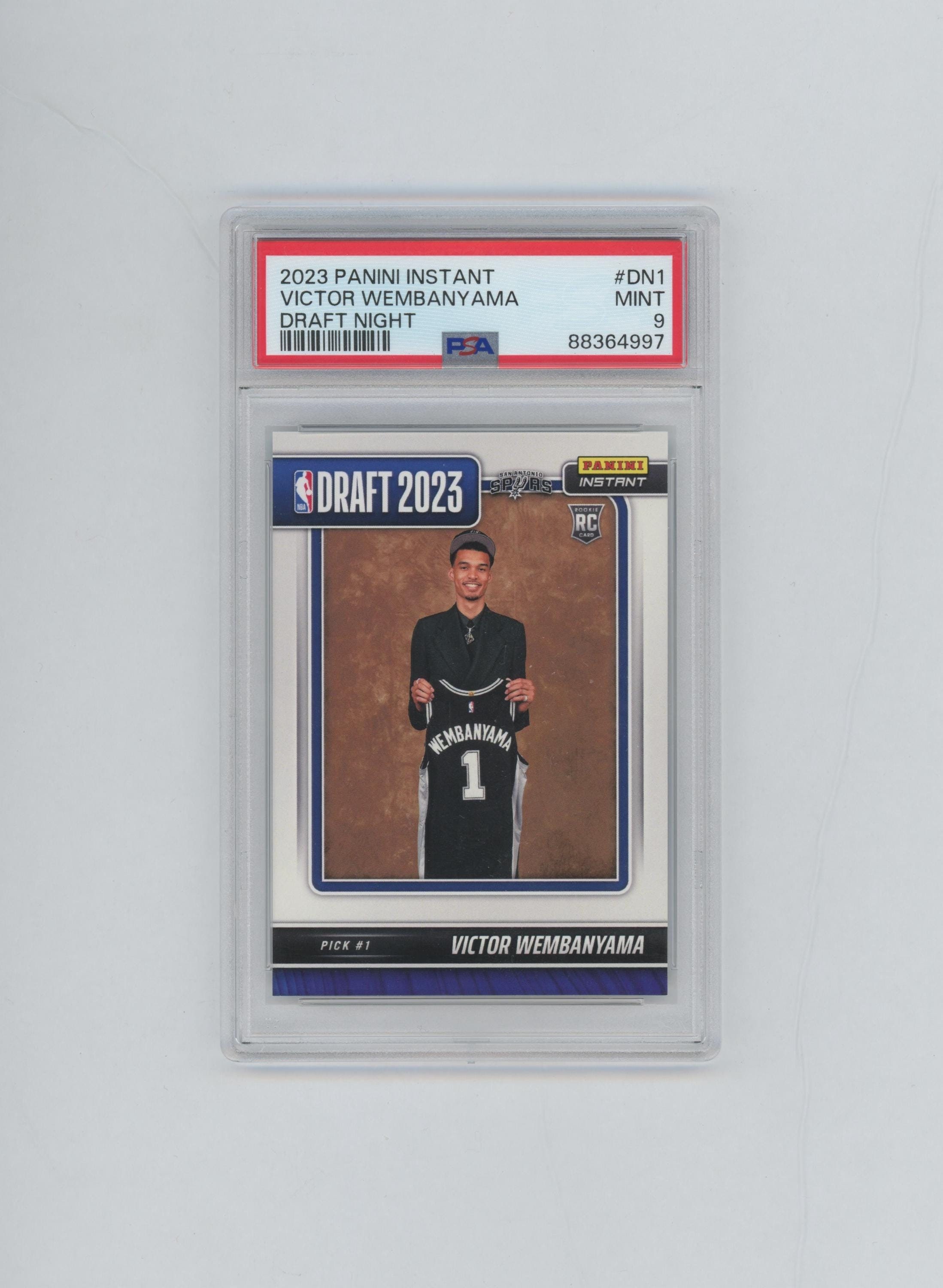 2023-24 Panini Instant DN-1 Victor Wembanyama Draft Night Rookie 
