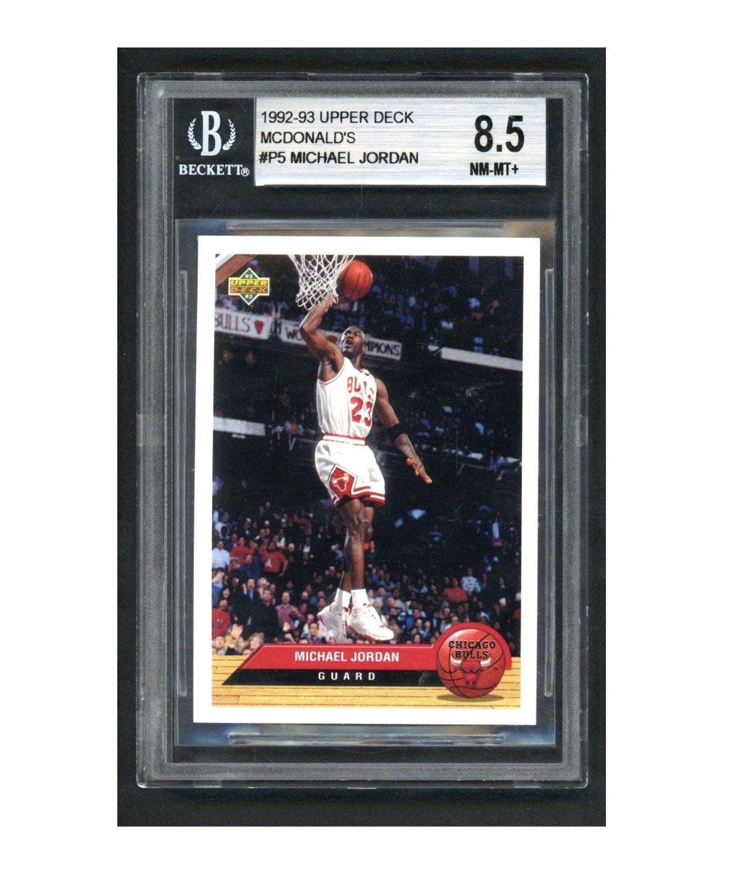 1992-93 Upper Deck Mcdonald's -michael Jordan #P5 Bulls HOF BGS