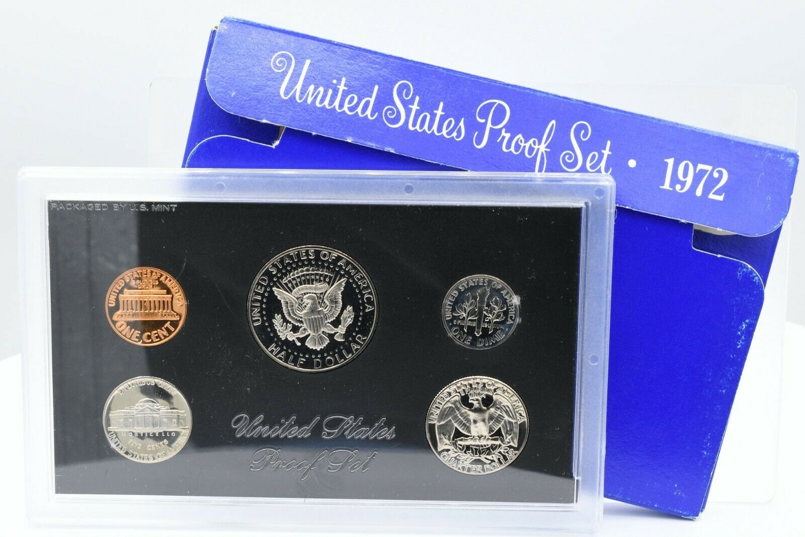 1972-S United States US Mint Clad Proof Set in Original Mint Packaging ...