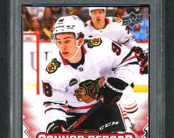 Colección CB Upper Deck 2023-24 n.° 10 Tarjeta de novato de Connor Bedard (RC) Gem Mint 10