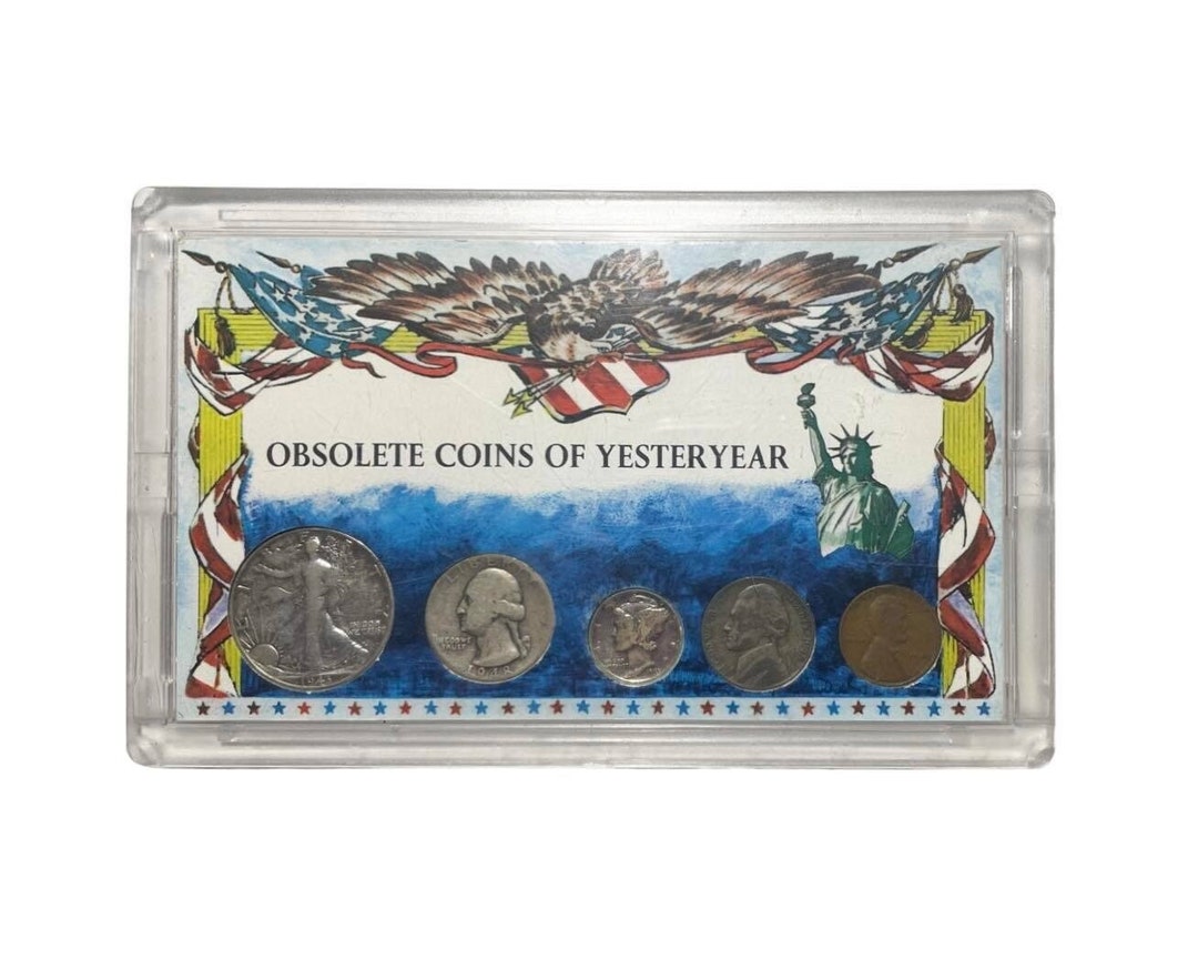 1916-1947年製 廃盤コイン 5枚セット コレクター向け アメリカ製 銀貨