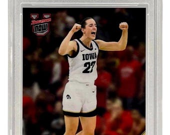 Caitlin Clark 2023 Bowman U agora #61 Rookie RC IOWA classificado como 10 Gem Mint