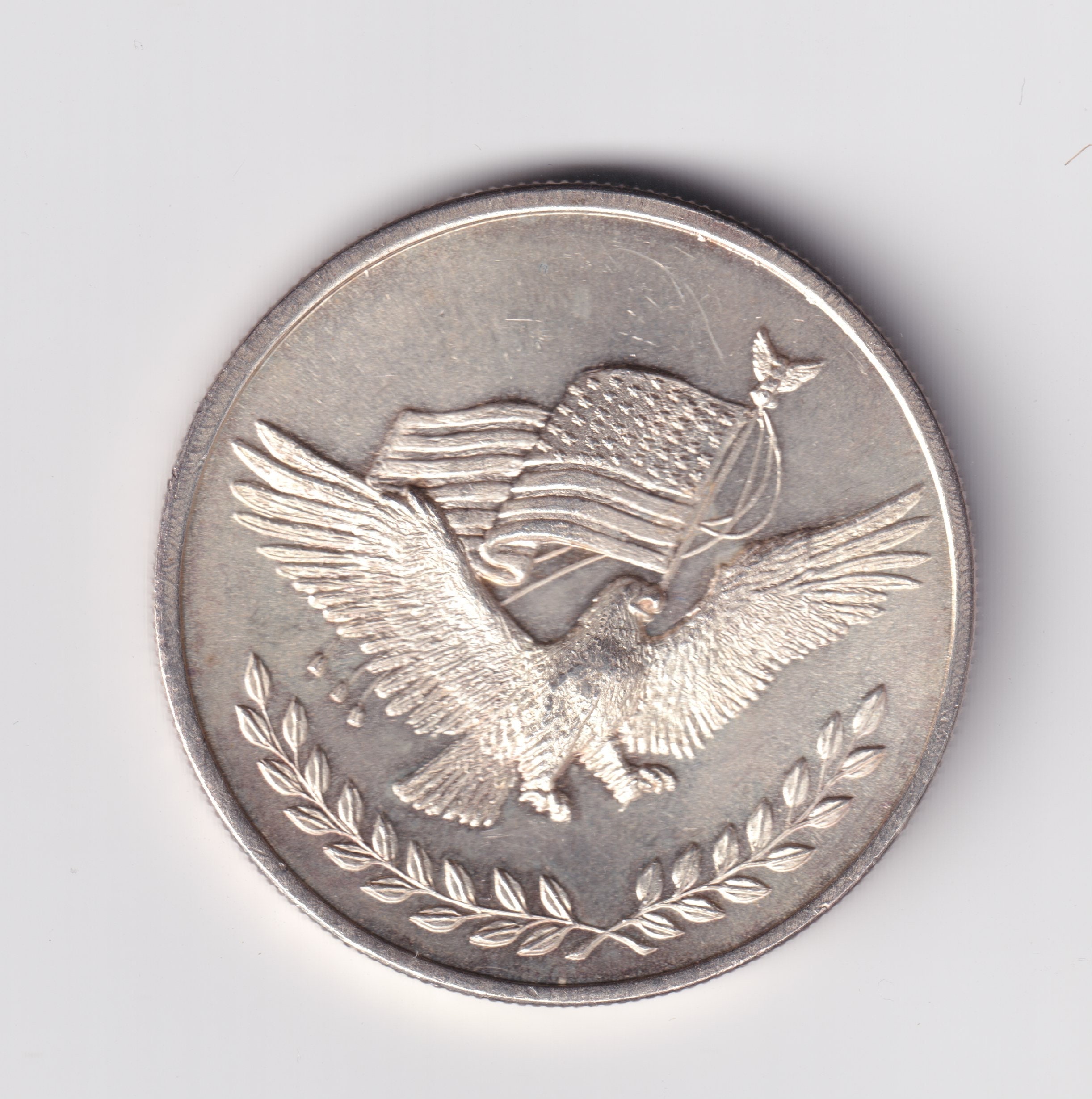 Vintage-1981 Silver Trade Unit 1 Oz .999 Fine Silver Round