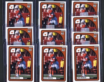 LOT von 10 - 2024 Panini NIL # 53 Arch Manning Texas Longhorns Rookie Karten