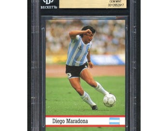 1993 Fax Pax World of Sport #21 Diego Maradona Soccer Argentina
