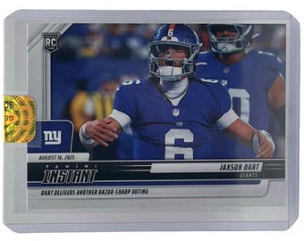 2025-26 Panini Instant NFL #33 Jaxson Dart New York Giants Rookie Card (RC)