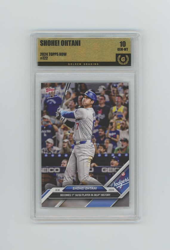 2024 Topps NOW 722 大谷翔平 初代選手 50/50 MLB ヒストリー グレード 