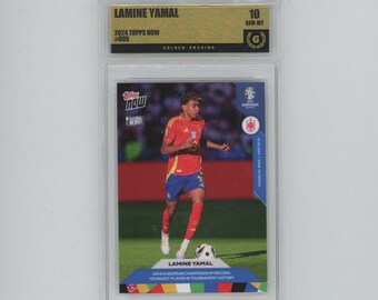 ヤマル 直筆サイン 2024 Topps Dragon Yamal RC】ラミン・ヤマル 直筆サイン 2024 Topps Barcelona 2024