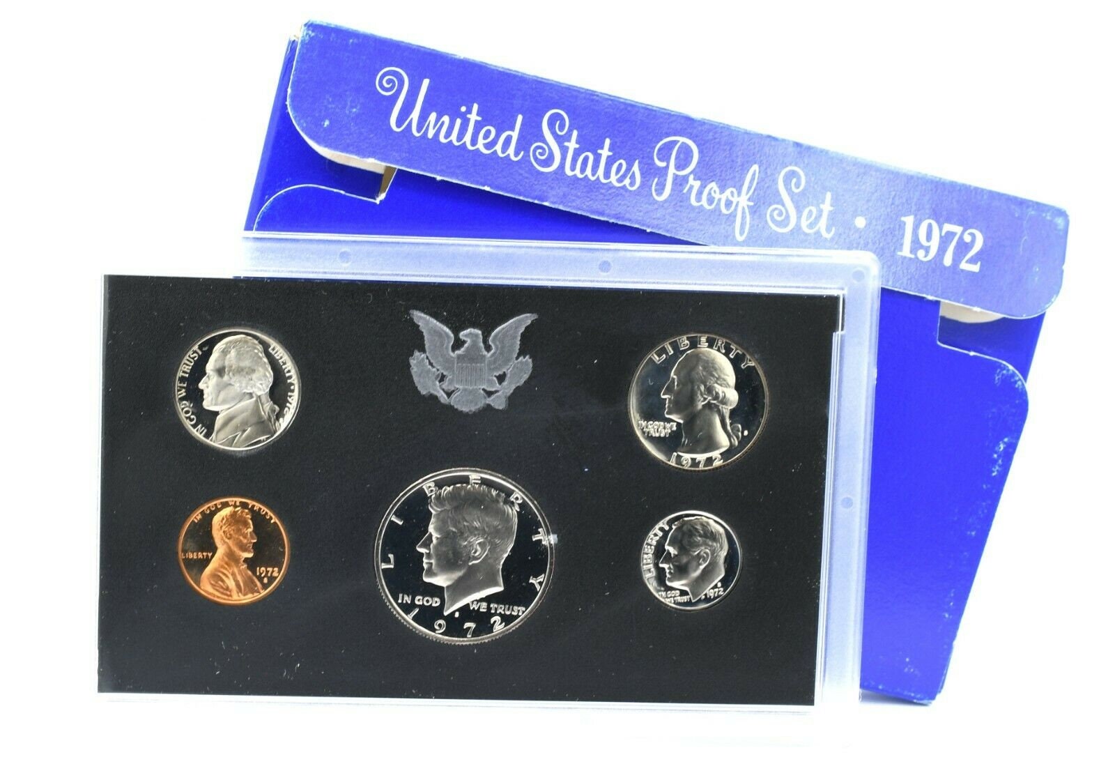 1972-S United States US Mint Clad Proof Set in Original Mint Packaging ...