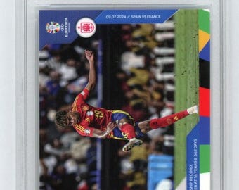 2024 Topps Now UEFA Euro #54 Lamine Yamal España Gem Mint 10