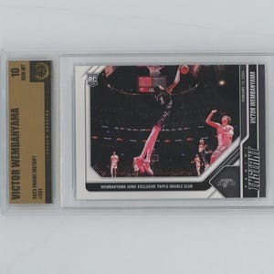 2023-24 Panini Instant  #331 Victor Wembanyama  RC 1ST Triple Double GEM MINT 10