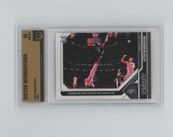 2023-24 Panini Instant #331 Victor Wembanyama RC 1ST Triple Double GEM MINT 10