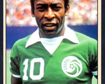 Carte Sportscaster 1977 – Pelé, Beckenbauer, Cruyff – Lot Brésil, Argentine – MT