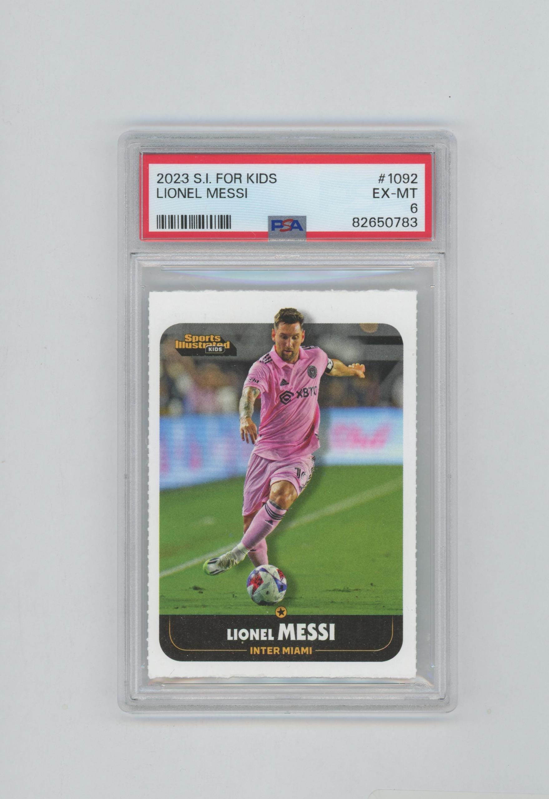 2023 SI Sports Illustrated Lionel Messi - First Miami Kit PSA 6 Ex