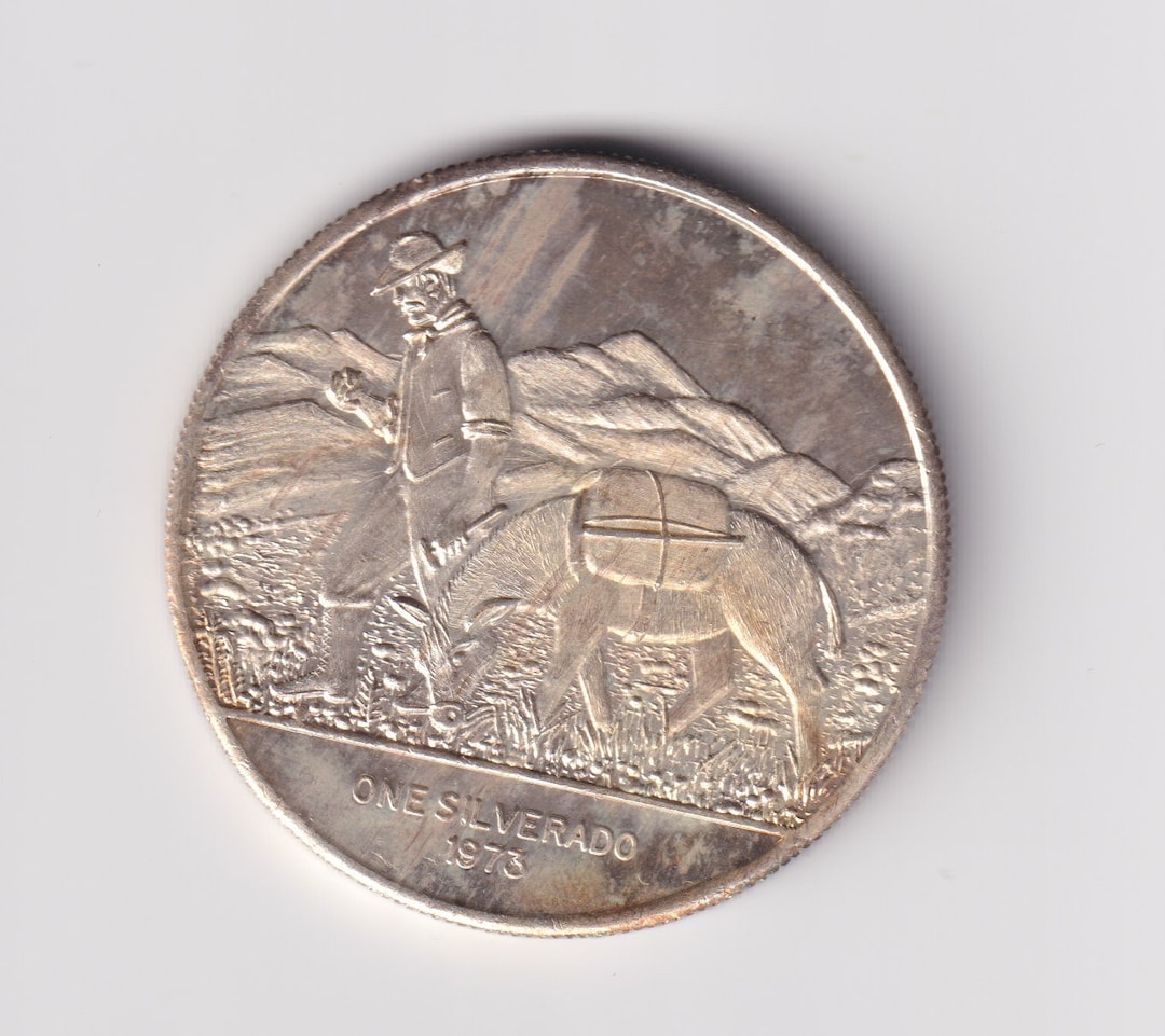 Vintage 1973 World Mint Corp 1oz .999 Fine Silver One Silverado