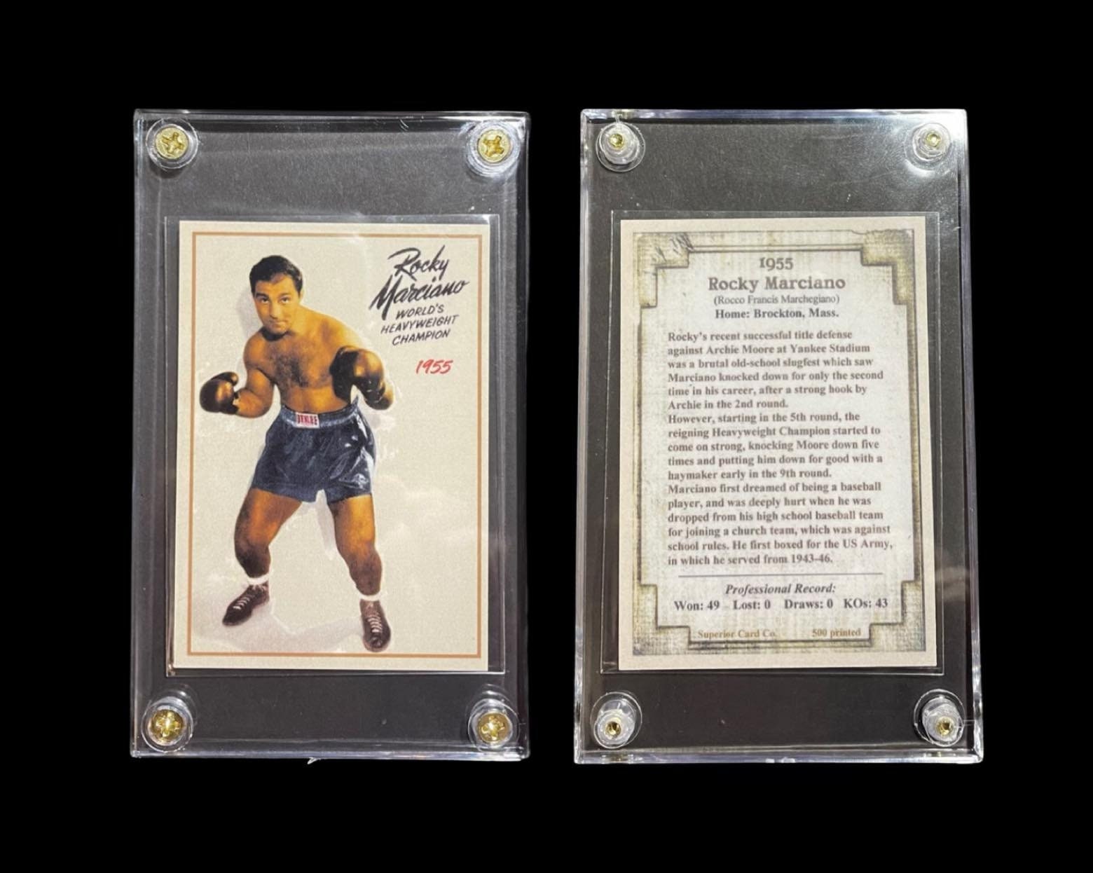 Original ROCKY Undefeated Heavyweight Boxing Etsy