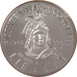 1-1989-S US Congremorative Gedenk Proof Half Dollar 50C - Gem Proof BU