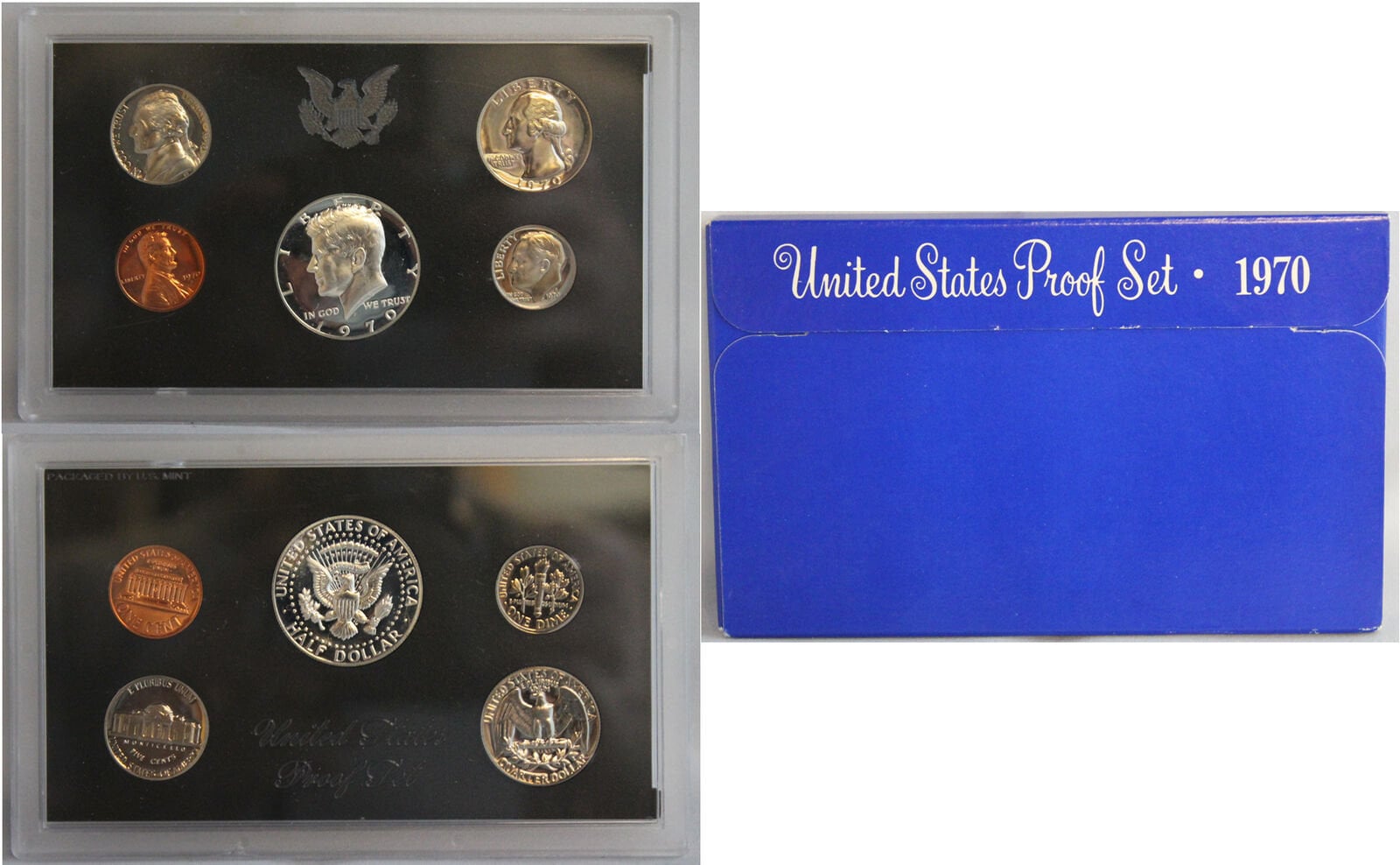 1970-S United States US Mint Proof Set In Original Mint Packaging GEM BU 40% Silver Half