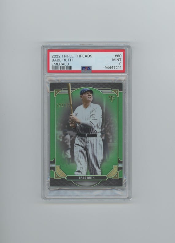 rare 2022 baseball cards Topps Series 2 O'Neil Cruz Pittsburgh Pirates Rookie Card Featured is a 2022 Topps Series 2 Baseball blaster box 2022 Topps Triple Threads Emerald