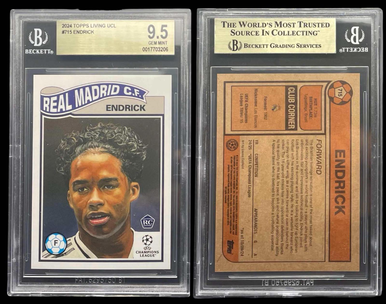 2024 Topps Living Set UCC Endrick #715 Rookie