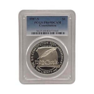 1987 Constitution Silver Dollar - Etsy